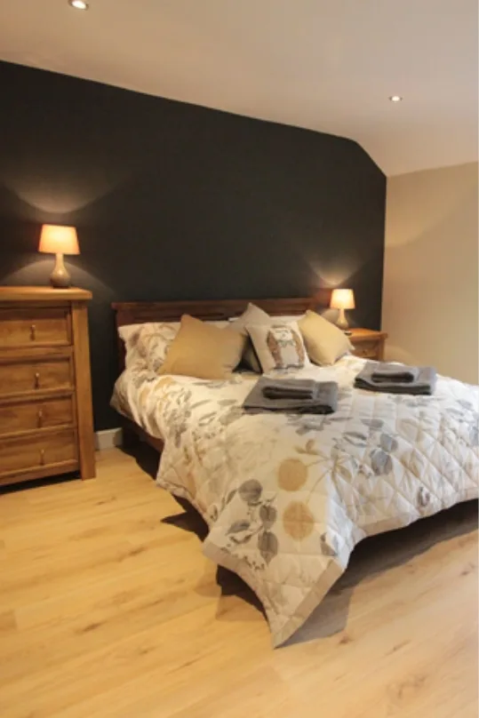 Wellside Cottage bedroom in the Peak District